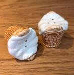 Vintage Peper en Zout Stel, Keramiek, Picknickmand, '80, Antiek en Kunst, Ophalen of Verzenden