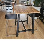 Ikea tafel met 2 krukken, Ophalen of Verzenden, Zo goed als nieuw