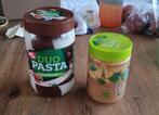 Bijna nieuwe pot chocopasta en pindakaaspot half leeg, Ophalen