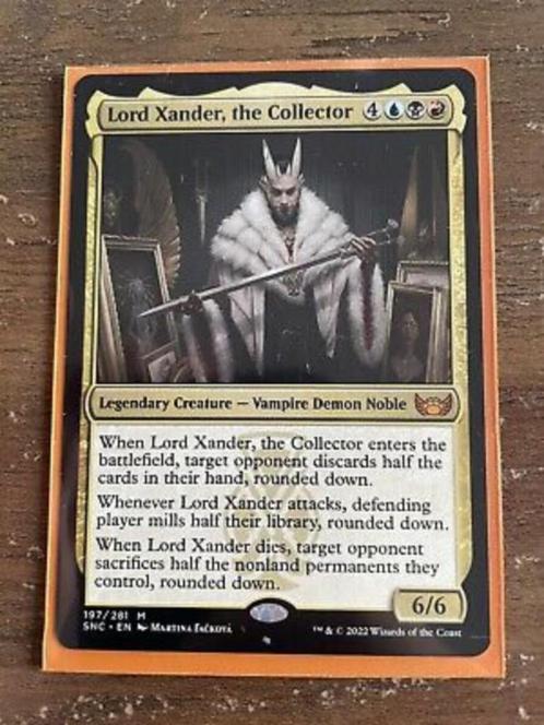 Lord Xander commander deck, Hobby en Vrije tijd, Verzamelkaartspellen | Magic the Gathering, Zo goed als nieuw, Speeldeck, Ophalen of Verzenden
