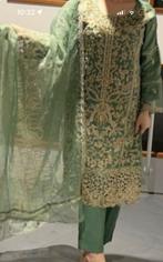 Feestjurk met gouden borduursel, Kleding | Dames, Maat 38/40 (M), Galajurk, Ophalen of Verzenden, Zo goed als nieuw