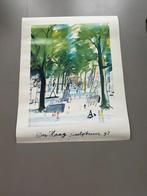 Mooie poster. Van sculpture 1998 op het Lange Voorhout, Ophalen of Verzenden