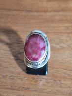 Zilveren ring met steen., Ophalen of Verzenden, Zo goed als nieuw, X, Dame