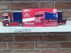 Tekno  Scania  met  Tautliner + Kooiaap  van  Pennings, Hobby en Vrije tijd, Ophalen of Verzenden, Nieuw, Bus of Vrachtwagen, Tekno