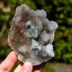 suiker fluoriet cluster #3, Verzamelen, Mineralen en Fossielen, Ophalen of Verzenden, Mineraal