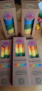 Mooi cadeau voor de feestdagen. Stearine kaarsen 3 in doos., Overige materialen, Overige kleuren, Nieuw, Ophalen of Verzenden