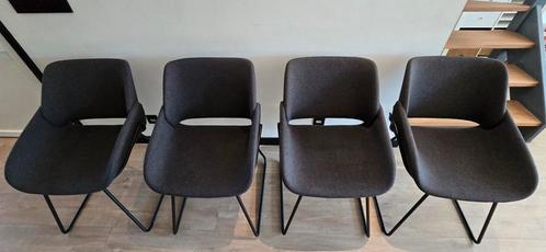 4 stuks Schaffenburg vergaderstoel serie 128, Huis en Inrichting, Stoelen, Zo goed als nieuw, Zwart, Ophalen