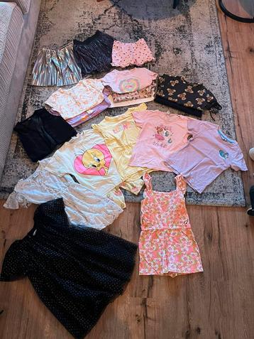 Kledingpakket meisje maat 110 - 128 beschikbaar voor biedingen