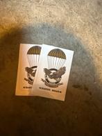 2x Para Stickers Schaffen België - Militair Embleem, Ophalen of Verzenden, Nieuw, Sticker