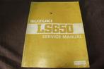 Suzuki LS650 1986 - 1994 motorcycle service manual LS 650, Motoren, Handleidingen en Instructieboekjes, Ophalen of Verzenden, Suzuki