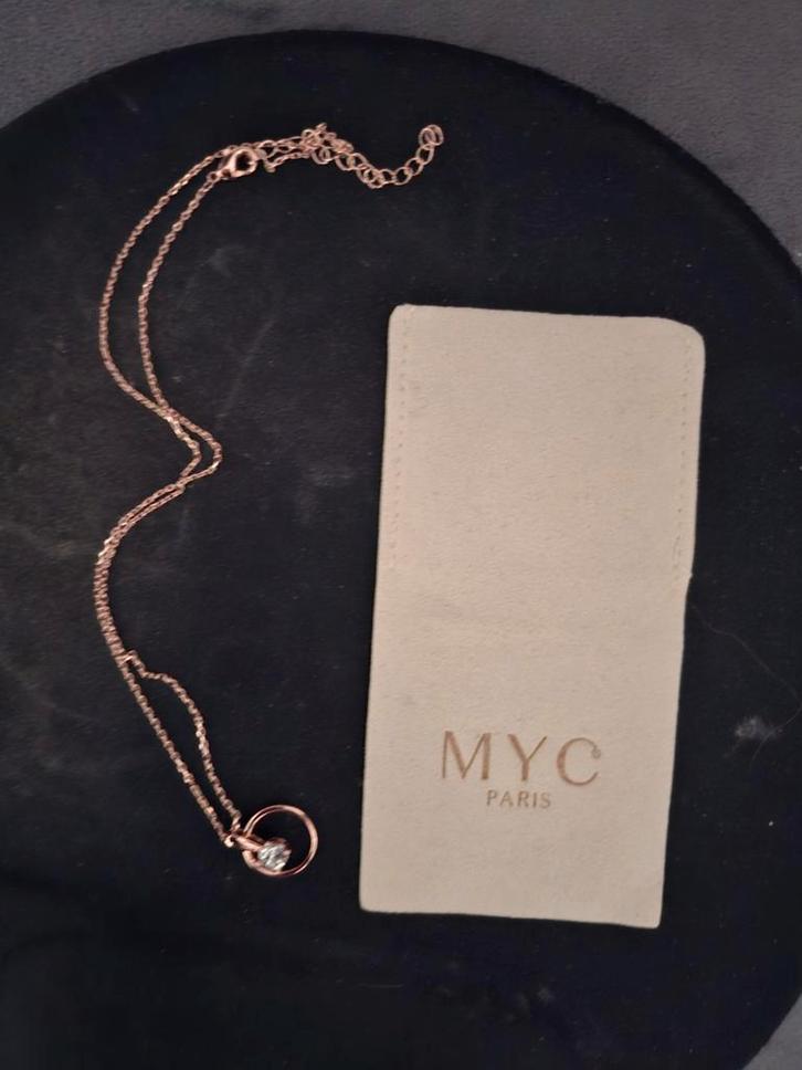 Ketting met hanger MYC, Sieraden, Tassen en Uiterlijk, Kettingen, Nieuw, Overige materialen, Goud, Met hanger, Met kristal, Ophalen of Verzenden