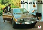 Folder (Mitsubishi) Colt modellen (Engelse uitgave - 1980), Verzenden, Gelezen, Mitsubishi