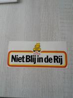 sticker niet blij in de rij, Overige typen, Ophalen of Verzenden, Zo goed als nieuw