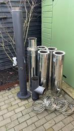 ISOduct Dubbelwandige Kachelpijp 7m - Compleet, Doe-het-zelf en Verbouw, Ophalen, Gebruikt, Kachel, Minder dan 60 cm
