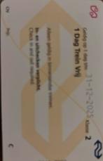 Dagkaart trein, Tickets en Kaartjes, Eén persoon, Trein, Algemeen kaartje