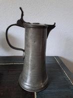 18e eeuw Tinnen avondmaal kan, hoogte 29cm., Ophalen of Verzenden