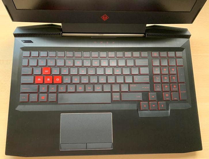 HP Omen 15 Laptop, I7 7e generatie, GTX1050, 16GB, SSD+HDD, Computers en Software, Windows Laptops, Zo goed als nieuw, 15 inch