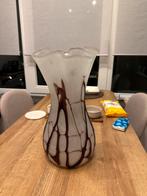 Grote Decoratieve Vaas - 34cm Hoog, Huis en Inrichting, Woonaccessoires | Vazen, Ophalen, Overige kleuren, Minder dan 50 cm, Glas