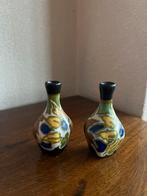 Ivora Gouds Plateel Miniatuur Vaasjes, Antiek en Kunst, Ophalen of Verzenden