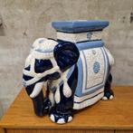 Vintage olifant plantentafel keramieke olifant bijzettafel, Antiek en Kunst, Ophalen of Verzenden