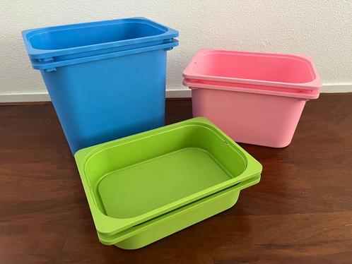 Ikea Trofast opbergbakken gemengd (6x), Kinderen en Baby's, Kinderkamer | Commodes en Kasten, Gebruikt, 90 tot 105 cm, 75 tot 100 cm