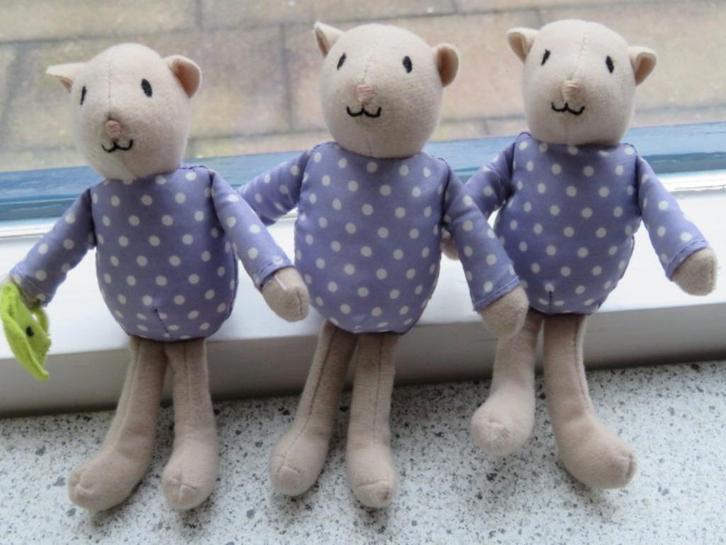 Beer beertje muis muisje Klappar Djur van IKEA meet ca 15 cm, Kinderen en Baby's, Speelgoed | Knuffels en Pluche, Zo goed als nieuw