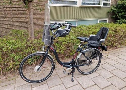 Stevige moederfiets Sparta Trendy Amazone + 2 zitjes, Fietsen en Brommers, Fietsen | Dames | Moederfietsen, Gebruikt, Sparta, 47 tot 50 cm