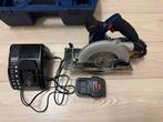 AEG accu cirkelzaag 18V BKS 18, Doe-het-zelf en Verbouw, Gereedschap | Zaagmachines, Ophalen of Verzenden, Zo goed als nieuw, Cirkelzaag