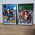 One Piece Sabo & Luffy Figuur Display Poster 30x21cm, Ophalen of Verzenden, Nieuw