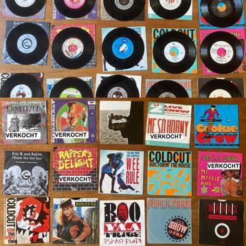 Hip hop rap rapmusic beatbox singletjes jaren 80 90 7 inches beschikbaar voor biedingen