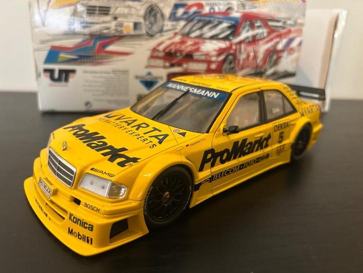 UT 1/18 Mercedes C-class DTM (Grau), Hobby en Vrije tijd, Modelauto's | 1:18, Zo goed als nieuw, Auto, UT Models, Ophalen of Verzenden