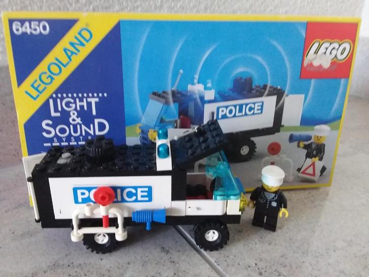 Lego 6450 Police (light & sound), Kinderen en Baby's, Speelgoed | Duplo en Lego, Zo goed als nieuw, Lego, Complete set, Ophalen of Verzenden