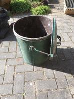 Antieke vuilnisemmer in goede staat, Tuin en Terras, Bloembakken en Plantenbakken, Ophalen, Gebruikt, Rond, Minder dan 60 cm