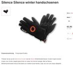 Moror/scooter handschoenen, Heren, Ophalen of Verzenden, SILENCE, Handschoenen