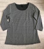 Dreamstar shirt driekwart mouw -pied de poule motief- maat L, Dreamstar, Zwart, Maat 42/44 (L), Ophalen of Verzenden