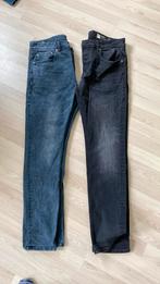 Spijkerbroeken donker blauwe en antraciet. Maat 34 lengte 32, Blauw, Ophalen of Verzenden, W33 - W34 (confectie 48/50), Zo goed als nieuw