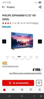 Niew in doos Philips 32 inch Smart TV, Audio, Tv en Foto, Televisies, Ophalen, Philips, 50 Hz, HD Ready (720p)
