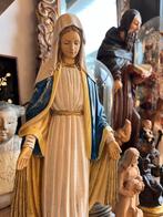 Oud gipsen Maria beeld, Ophalen of Verzenden