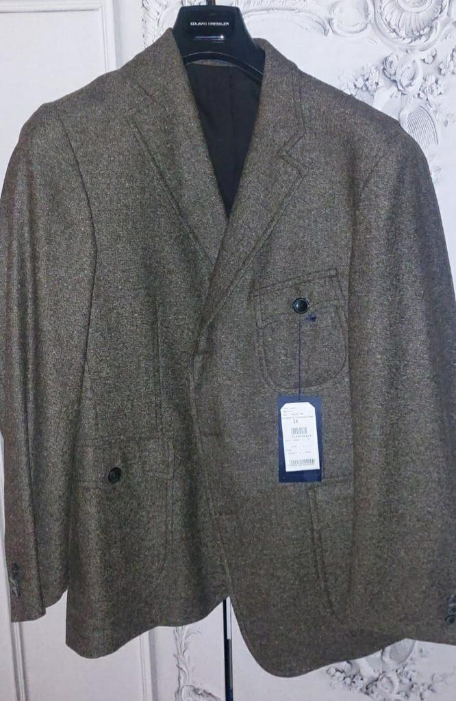 Nieuw Eduard Dressler Jasje - 100% Wol - Verschillende Maten, Kleding | Heren, Kostuums en Colberts, Nieuw, Overige maten, Bruin