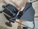 Cybex Priam 4 Kinderwagen 2-in-1 - Rosegold - Sepia Black, Kinderen en Baby's, Kinderwagens en Combinaties, Verstelbare duwstang