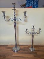 2 kandelaars (als set of apart te koop), Huis en Inrichting, Woonaccessoires | Kandelaars en Kaarsen, Ophalen, 50 tot 75 cm, Zo goed als nieuw