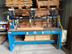 Fabricage tuinschuttingen 3 x 2 gatsboor  op lucht, Totalwood int suriname NV., Ophalen of Verzenden, Zo goed als nieuw, Metaaldraaibank