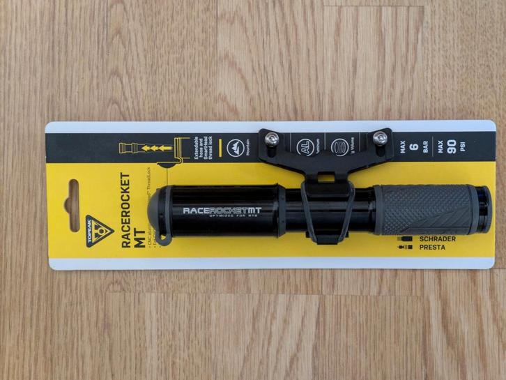 Topeak RaceRocket MT Fietspomp - Nieuw!, Fietsen en Brommers, Fietsaccessoires | Fietspompen, Nieuw, Ophalen of Verzenden