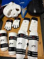 Te koop taekwondo bescherming/spullen, Sport en Fitness, Vechtsporten en Zelfverdediging, Ophalen, Zo goed als nieuw, Taekwondo