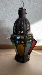 Marokkaanse Lamp - Kleurrijk & Sfeervol - 60cm, Huis en Inrichting, Lampen | Hanglampen, Gebruikt, 50 tot 75 cm, Marokaans, Ophalen of Verzenden