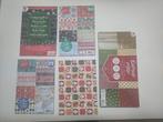 Kerst papier karton met dessin, Hobby en Vrije tijd, Scrapbooking, Ophalen of Verzenden, Gebruikt, Papier of Karton