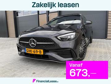 Mercedes-Benz C-klasse Estate 220 d AMG Line|Pano|4-wiel stu beschikbaar voor biedingen