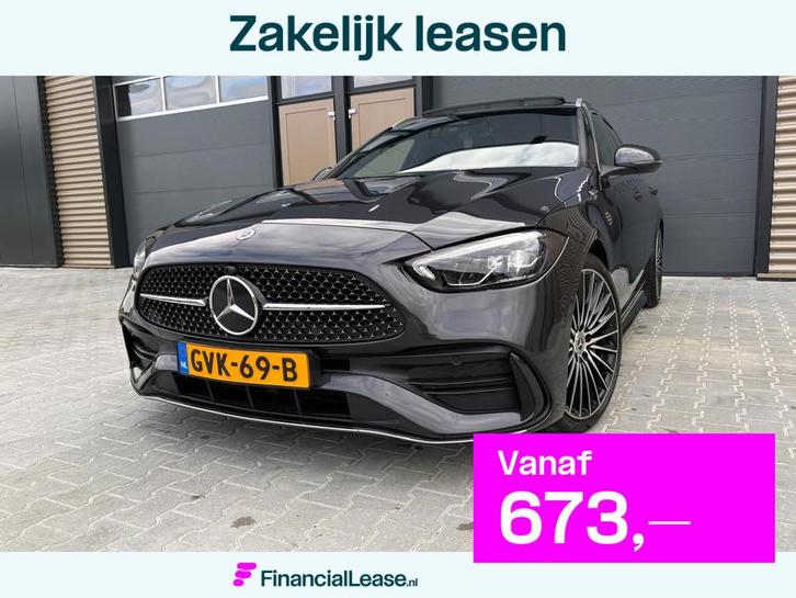 Mercedes-Benz C-klasse Estate 220 d AMG Line|Pano|4-wiel stu, Auto's, Mercedes-Benz, Bedrijf, Lease, Financial lease, C-Klasse