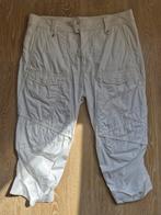 Marithé + François Girbaud Witte capri jeans 32, Maat 38/40 (M), Wit, Ophalen of Verzenden, Driekwart