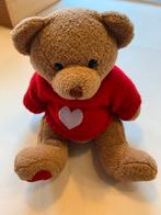 Teddybeer met Rode Trui, Ophalen of Verzenden, Zo goed als nieuw, Beer